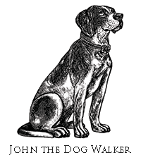 John the Dog Walker logo - dog walking